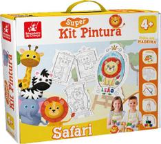Super Kit Pintura Safari Brincadeira De Criança - Brincadeira De Crianca