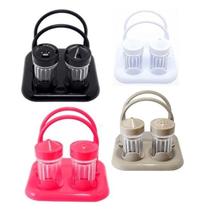 Super Kit - Porta Guardanapos + Saleiro + Paliteiro / 3 Em 1 acrílico