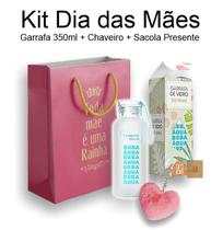 Super Kit Presente Dia das Mães Garrafa Chaveiro e Sacola - MultiA