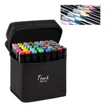 Super Kit Profissional Canetinhas Marca Texto 2 Pontas Duplas Touch 48 Cores 1linha Super Kit Profissional Canetinhas Marca Texto 2 Pontas Duplas Touch 48 Cores 1linha