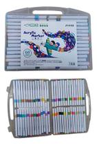 Super Kit Profissional Canetinhas Marca Texto Touch 60 Cores 1linha Acrilic Maker Super Kit Profissional Canetinhas Marca Texto Touch 60 Cores 1linha Acrilic Maker