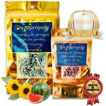 Super Kit Sementes Girassol Anão Jardim Compre 50 Ganhe Grátis 25 Melancia Little Sugar Baby!