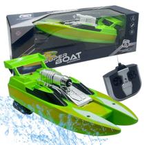Super Lancha Controle Remoto, Pica-Pau, Barco Sport Veloz Com 2 Motores - Pica Pau