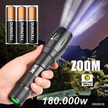 Super Lanterna Tática de Bolso ZOOM 5 Modos+Pilhas