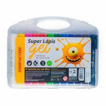 Super Lápis Gel Compactor 12 Cores