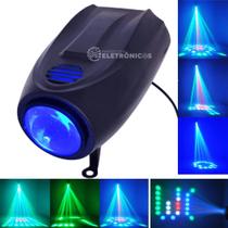 Super Laser Sensor Por Som Multi Efeito LED RGBW Colors Festas Balada Dj - 1948811 - PDE