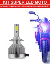 Super Led 2d Xenon Moto H4 Alta Baixa 6000k 12v 3200lm