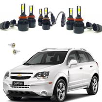 Super Led 6000K Farol Baixo Alto Chevrolet Captiva