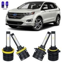 Super Led 6000K Farol Baixo Alto Ford Edge
