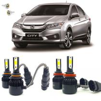 Super Led 6000K Farol Baixo Alto Honda City