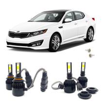 Super Led 6000K Farol Baixo Alto Kia Optima