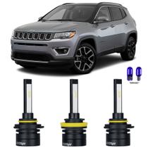 Super Led 6000K Farol Baixo Alto Milha Jeep Compass Super Led 6000K Farol Baixo Alto Milha Jeep Compass