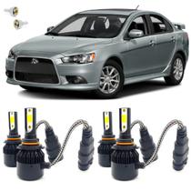 Super Led 6000K Farol Baixo Alto Mitsubishi Lancer Super Led 6000K Farol Baixo Alto Mitsubishi Lancer