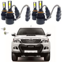 Super Led 6000K Farol Baixo Alto Toyota Hilux