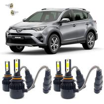 Super Led 6000K Farol Baixo Alto Toyota RAV4