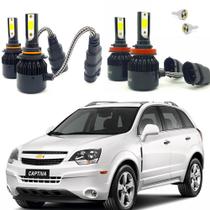 Super Led 8000K Farol Baixo Alto Chevrolet Captiva