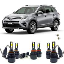 Super Led 8000K Farol Baixo Alto Milha Toyota RAV4
