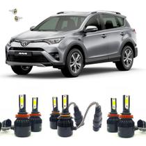 Super Led 8000K Farol Baixo Alto Milha Toyota RAV4