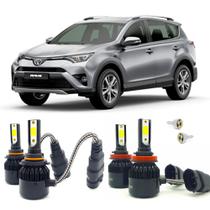 Super Led 8000K Farol Baixo Alto Toyota RAV4
