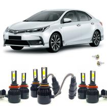 Super Led 8000K Farol Baixo H11 Alto H11 Milha HB3 Corolla 18-19