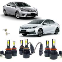 Super Led 8000K Farol Baixo H11 Alto H11 Milha HB3 Corolla 2015+