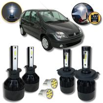 Super Led Code H4 H1 Farol Baixo Alto Milha 8000k Renault Scenic 1999 A 2010