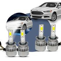 Super LED Farol Alto Baixo Ford Fusion 2013 A 2016 6000K 30000h Super LED Farol Alto Baixo Ford Fusion 2013 A 2016 6000K 30000h