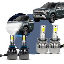 Super LED Farol Alto Baixo Milha Chevrolet S10 2019 A 2020 6000K 30000h Super LED Farol Alto Baixo Milha Chevrolet S10 2019 A 2020 6000K 30000h