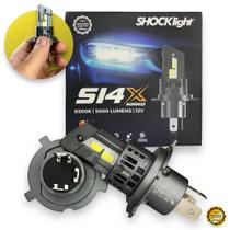 Super Led Farol Auto Baixo 6500k S14x Nano H4 H19 Shocklight