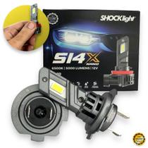 Super Led Farol Auto Baixo 6500k S14x Nano H7 H18 Shocklight Super Led Farol Auto Baixo 6500k S14x Nano H7 H18 Shocklight