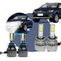 Super LED Farol Baixo Milha VW Saveiro G6 Cross 6000K 30000h Super LED Farol Baixo Milha VW Saveiro G6 Cross 6000K 30000h