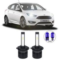 Super Led Farol Baixo S14 32w 6000k Ford Focus 2005 a 2019