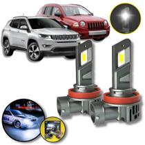 Super Led Farol de Milha S14x 6500K Jeep Compass 2008 a 2025 Super Led Farol de Milha S14x 6500K Jeep Compass 2008 a 2025