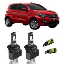 Super Led H4 Sem Erro 8000LM Mobi 2016 Em Diante + Pingo T10 Super Led H4 Sem Erro 8000LM Mobi 2016 Em Diante + Pingo T10