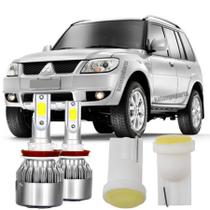 Super Led Pajero Tr4 Farol Milha Tipo Xenon + Pingo T10