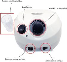 Super Lixadeira Motor Elétrica Unhas Nail Drill Porquinho