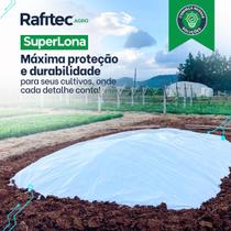 SUPER LONA DUPLA FACE PRETA E BRANCO AGROPLAS 8 X 100 150-MICRA - 94kg