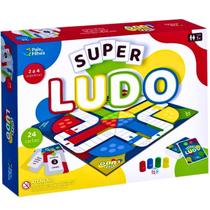 Super Ludo Jogo Clássico Com Cartas e Dado Infantil
