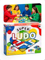 Super Ludo Jogo Tabuleiro Clássico Estratégico Cartas Dado