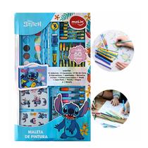 Super Maleta de Pintura Com 64 Peças Disney Stitch