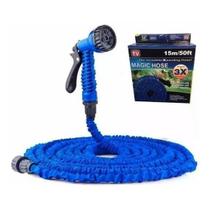 super Mangueira Magica Verde Pode Esticar Até 30 Metros Jardim Reforçada Flexível Retrátil 7 Tipos de Jatos Elástica Irrigação