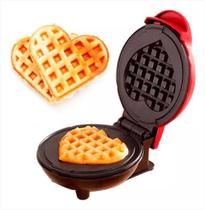Super Máquina Mini Waffles Ovos Coração Café Da Manhã 220V