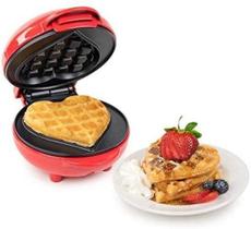 Super Maquina Waffle Elétrica 220 Compacta Profissional Mini