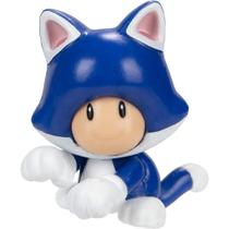 Super Mario - Boneco 2.5 Pol Colecionável - Toad Felino