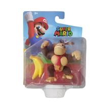 Super Mario - Boneco Donkey Kong 6Cm Com Banana - Sunny Super Mario - Boneco Donkey Kong 6Cm Com Banana - Sunny