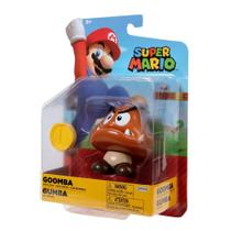 Super Mario Boneco Goomba 4 polegadas colecionável Candide