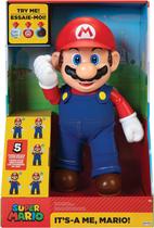 Super Mario Boneco Interativo com Som 30 cm Candide