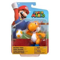 Super Mario Boneco Yoshi Laranja Colecionável 3007 Super Mario Boneco Yoshi Laranja Colecionável 3007