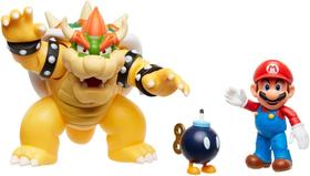 Super Mario Bros. Mario Vs Bowser Batalha De Lava Do Bowser