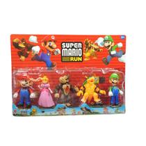 Super Mario Bross Coleção Boneco Donkey Kong 5 Personagens